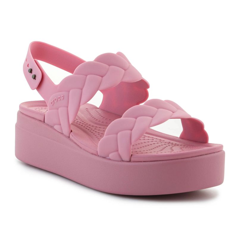 Crocs Brooklyn Woven Low Wedge W sandals női szandál