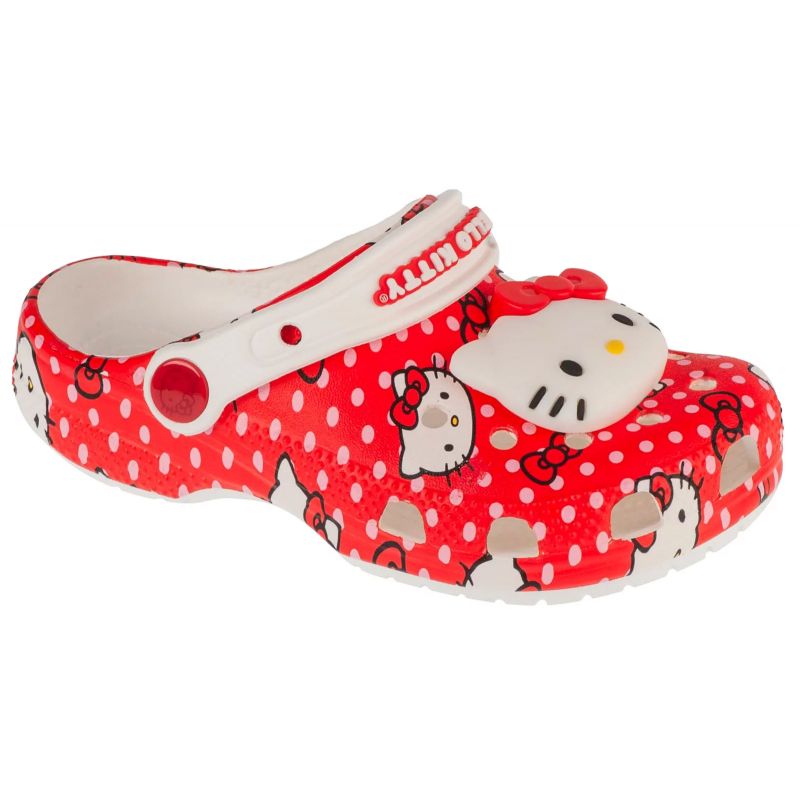 Crocs Classic Hello Kitty Clog K Jr flip-flops piros gyerek szandál