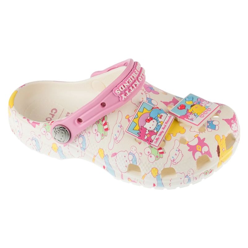 Crocs Classic Hello Kitty Clog K White 28/29 papucs 212685-90H