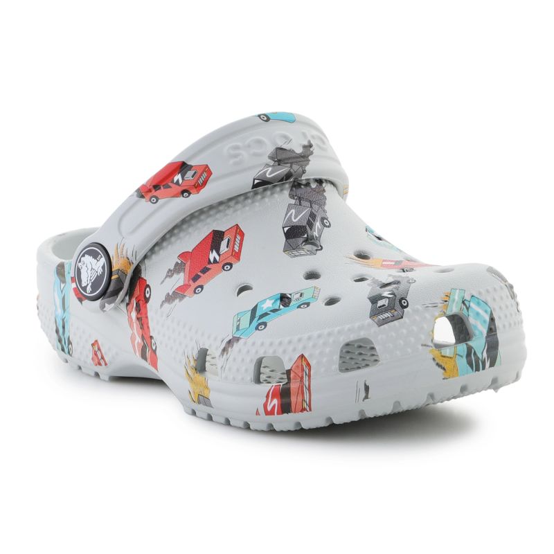 Crocs Classic Race Cars Graphic Jr Flip-flops gyerek Utcai 210992-1NN