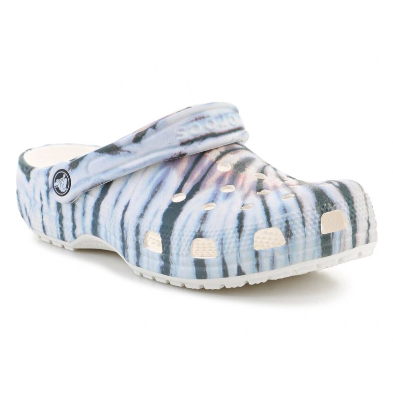 Crocs CLASSIC TIE DYE CLOG CHALK/MULTI eu unisex 39/40