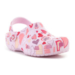 Crocs CLASSIC VDAY CLOG KIDS MILK/HEARTS rózsaszín gyerek