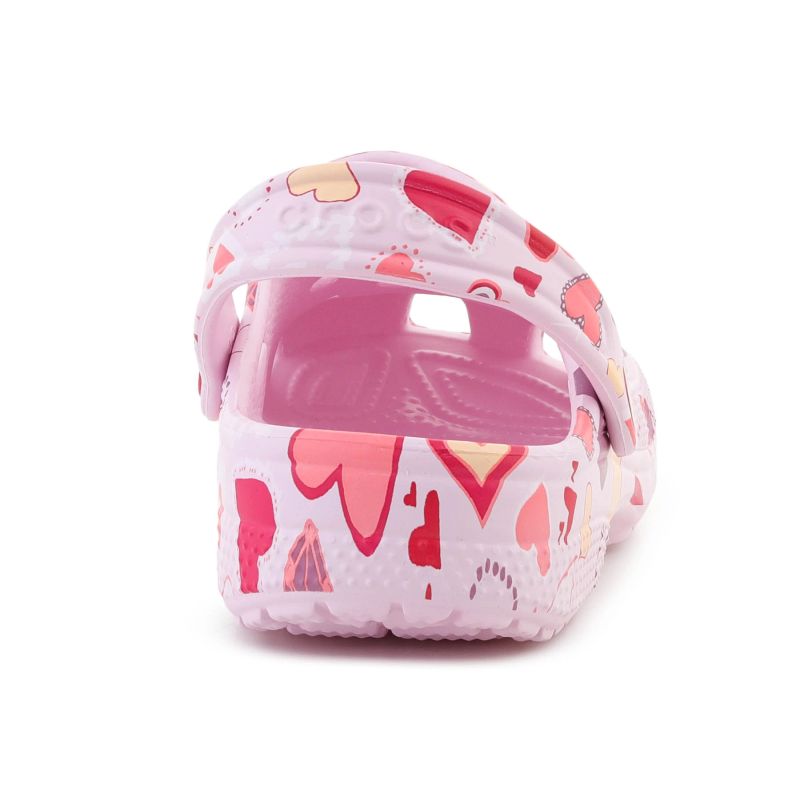 Crocs CLASSIC VDAY CLOG KIDS MILK/HEARTS rózsaszín gyerek