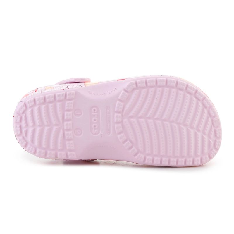 Crocs CLASSIC VDAY CLOG KIDS MILK/HEARTS rózsaszín gyerek