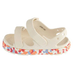 Crocs Crocband Cruiser Glow Confetti Band Sandal K Beige 28/29 papucs 212527-2MK