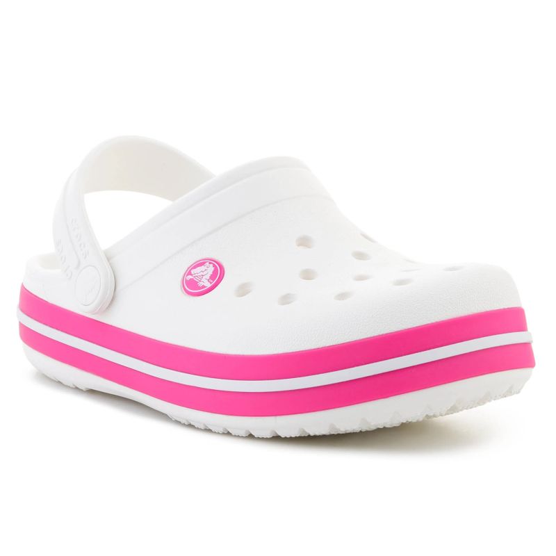 Crocs CROCBAND KIDS CLOG WHITE/ CRUSH rózsaszín gyerek