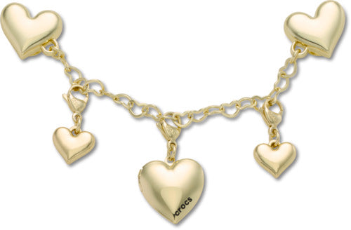 Crocs Gold Heart Chain unisex