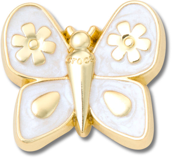Crocs Gold Pearlized Butterfly unisex