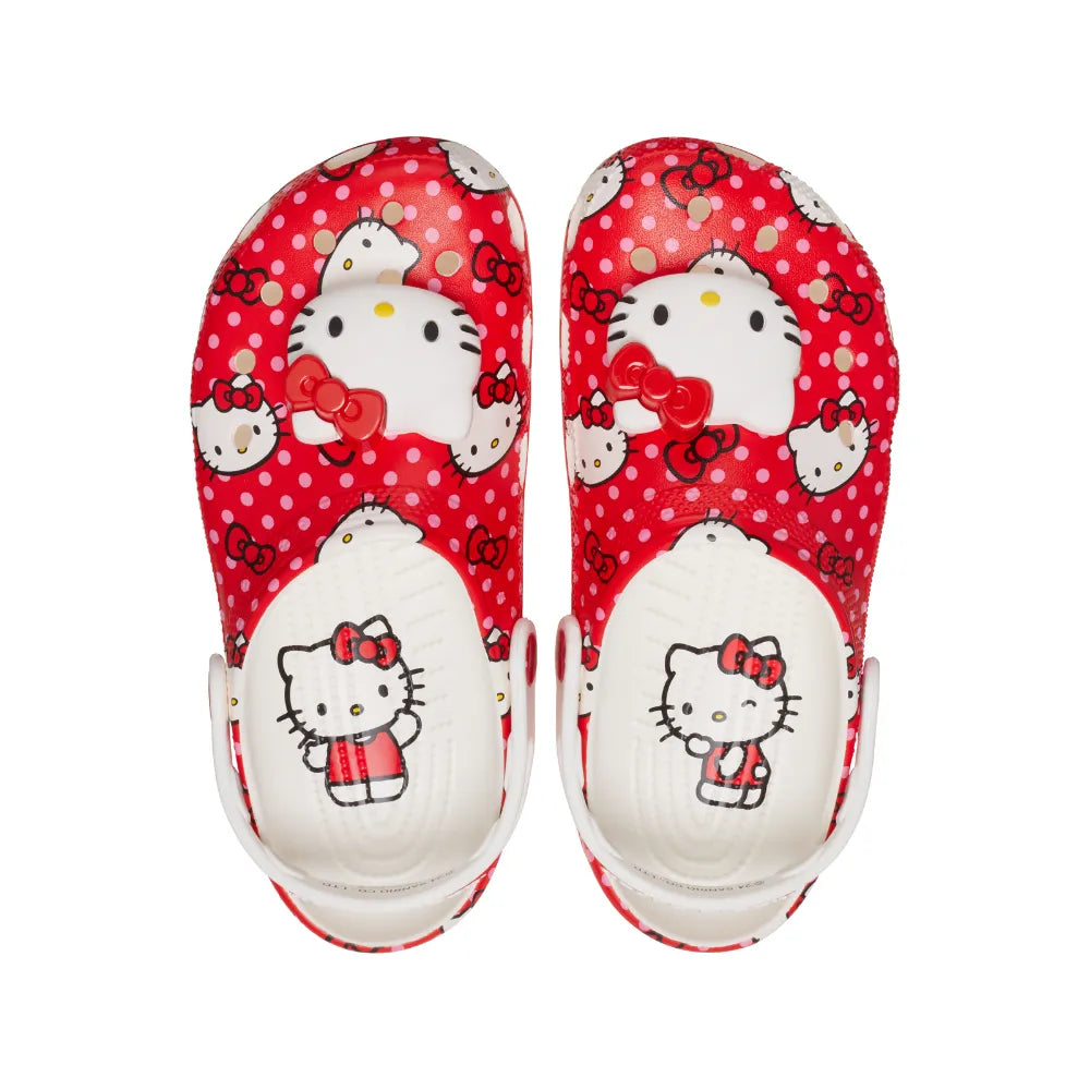 Crocs Hello Kitty Red Classic Clog unisex Papucs