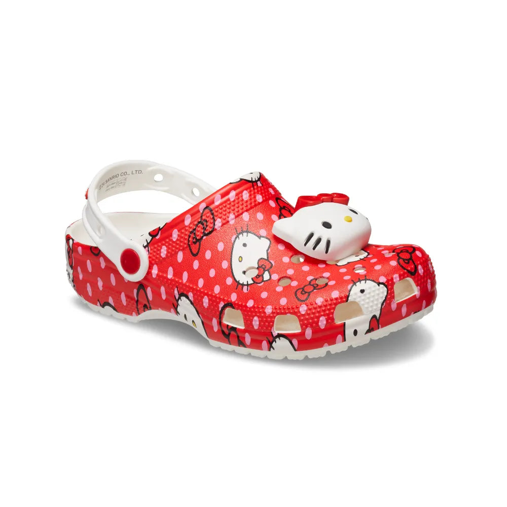 Crocs Hello Kitty Red Classic Clog unisex Papucs