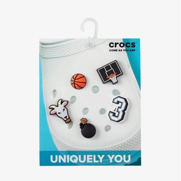 Crocs Jibbitz™ Basketball Star 5 Pack 10009750 pins Kiegészítők - Sportmania.hu