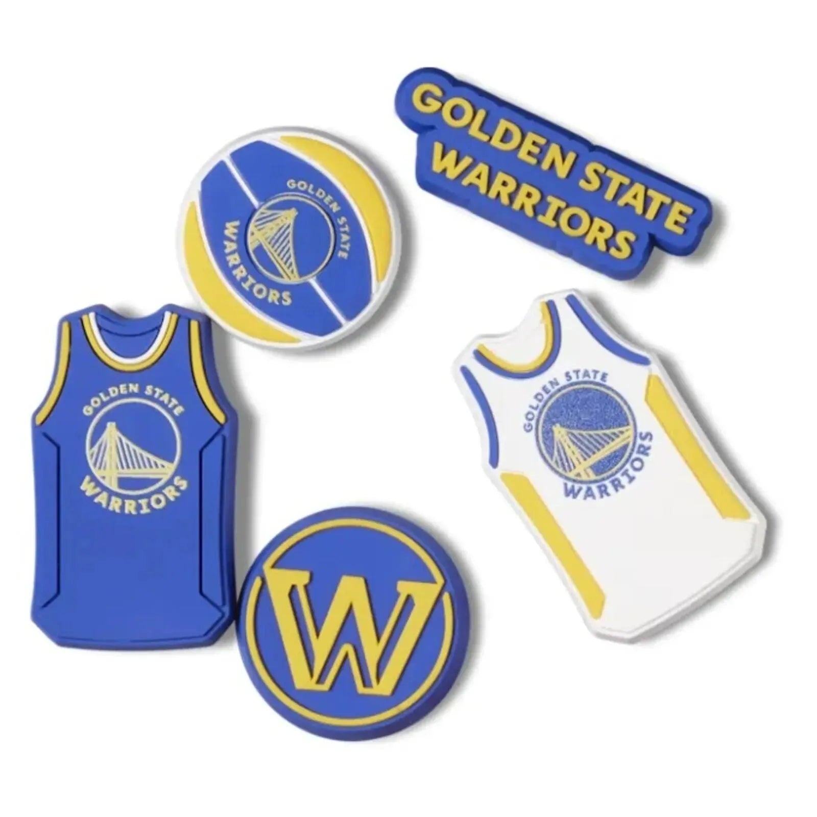 Crocs NBA Golden State Warriors 5Pck Cipődísz - Sportmania.hu