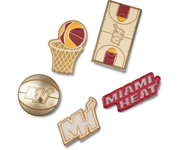 Crocs NBA Miami Heat 5Pck Cipődísz - Sportmania.hu