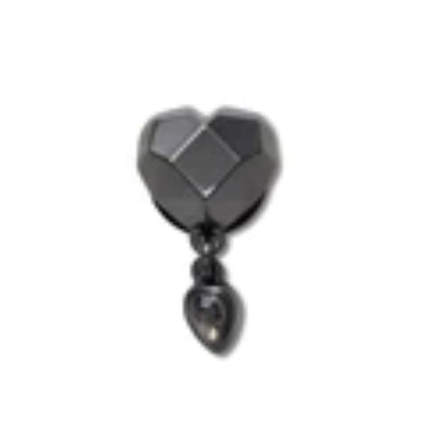 Crocs Punk Gunmetal Heart unisex