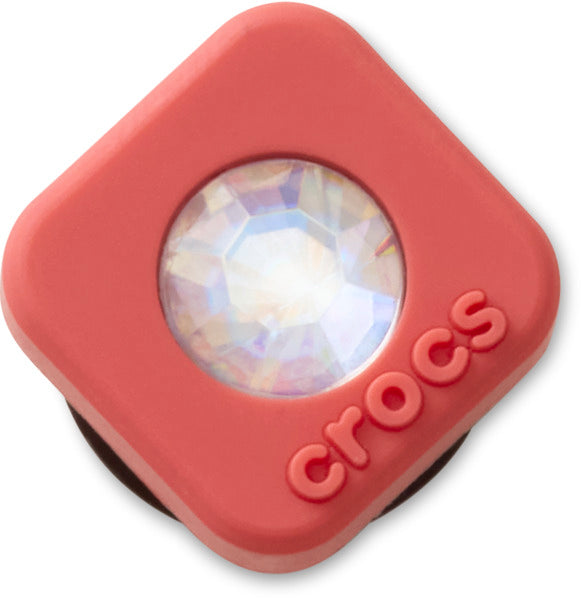 Crocs Square PVC SMT Gem piros unisex cipődísz