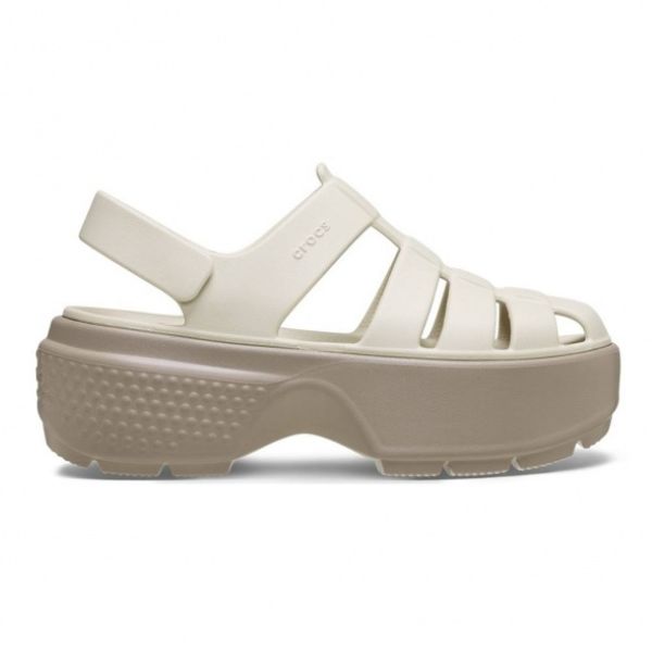 Crocs Stomp Fisherman Sandal bézs unisex papucs