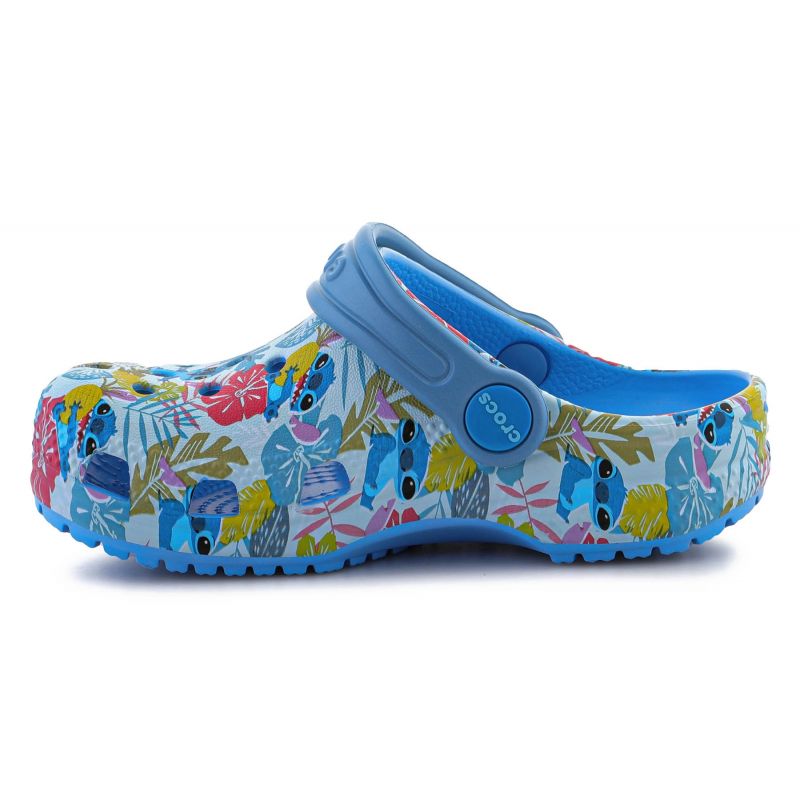 Crocs Toddler's Disney Stitch Classic Clog Jr flip-flops gyerek papucs 209471-4TB