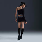 Nike W Np Df Shine Crop Top Sportmelltartó