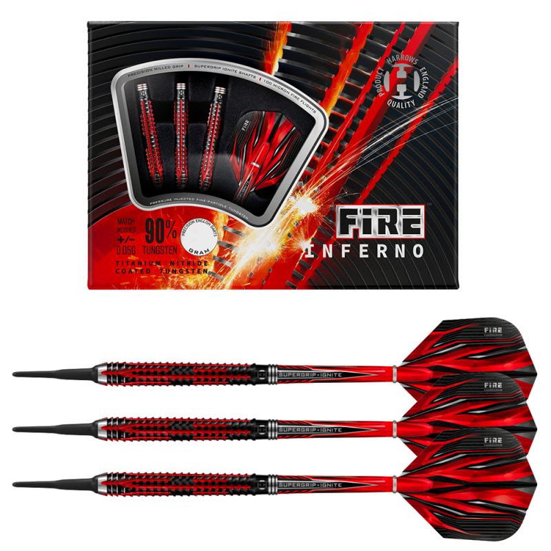Darts Harrows Fire Inferno 90% Softip Hs-tnk-000016009 - Sportmania.hu