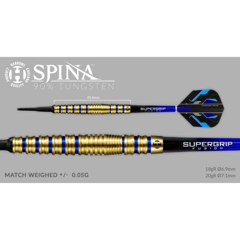 Darts Harrows Spina Gold 90% Softip Hs-tnk-000013752 - Sportmania.hu
