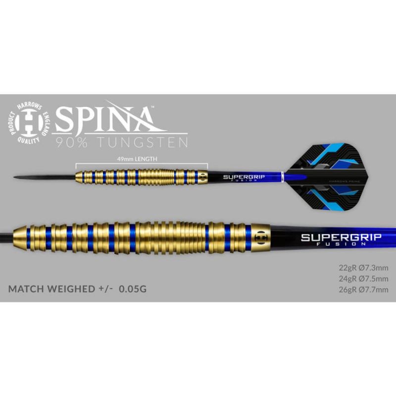 Darts Harrows Spina Gold 90% Steeltip Hs-tnk-000013751 - Sportmania.hu