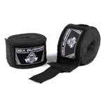 DBX Bushido Cotton Boxing Wraps - 4 Meters | Black elastyczne złote harcművészeti felszerelés