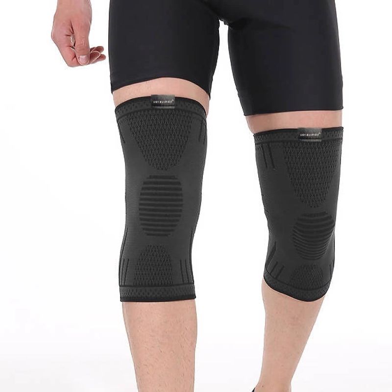 DBX Bushido Elastic knee braces - set of 2 | fekete Térdvédő