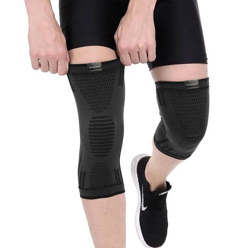 DBX Bushido Elastic knee braces - set of 2 | fekete Térdvédő
