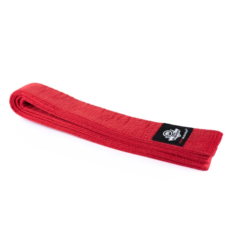 DBX Bushido Karate kimono belt - red piros