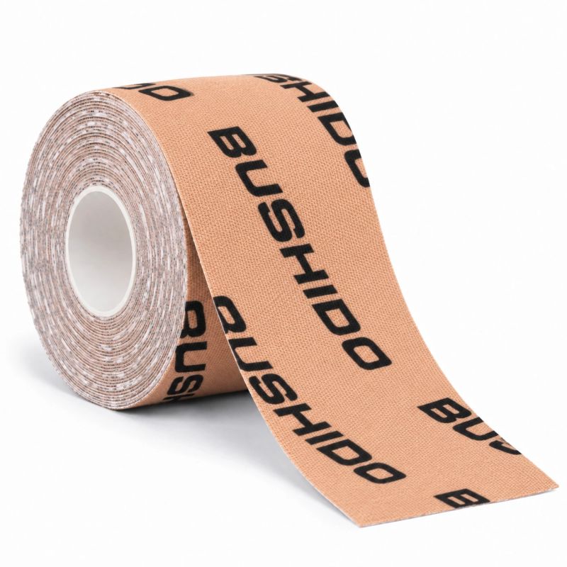 DBX Bushido Kinesiological Tape For Taping 5m Self-Adhesive Beige | czarny || beżowy zokni szalag DBX-TAPE-Brown