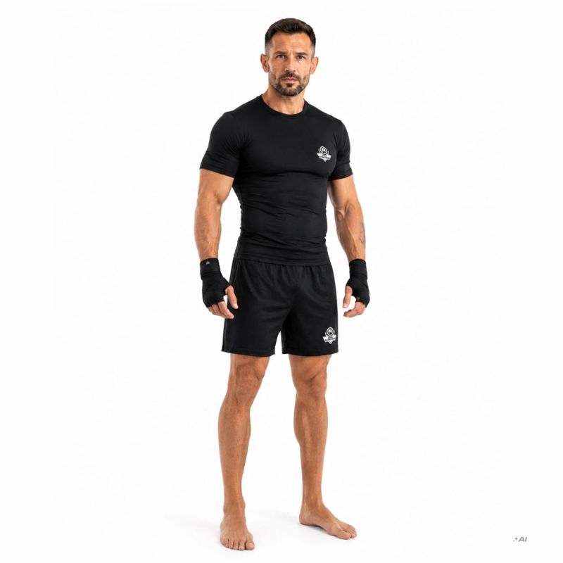 DBX Bushido Men’s Muay Thai V1 | férfi rövidnadrág, fekete