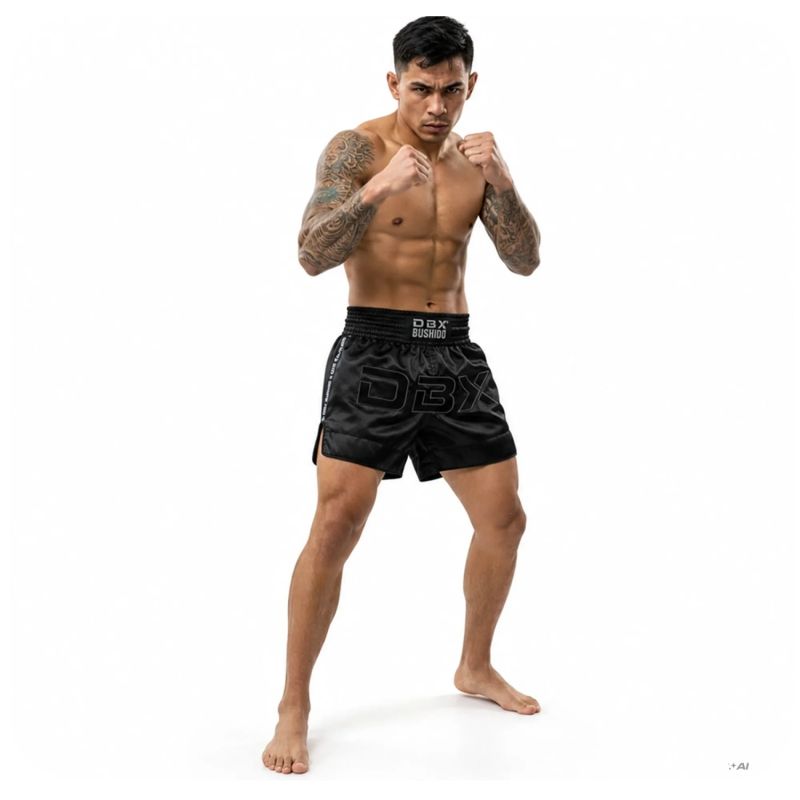 DBX Bushido Men’s Muay Thai V1 | férfi rövidnadrág, fekete