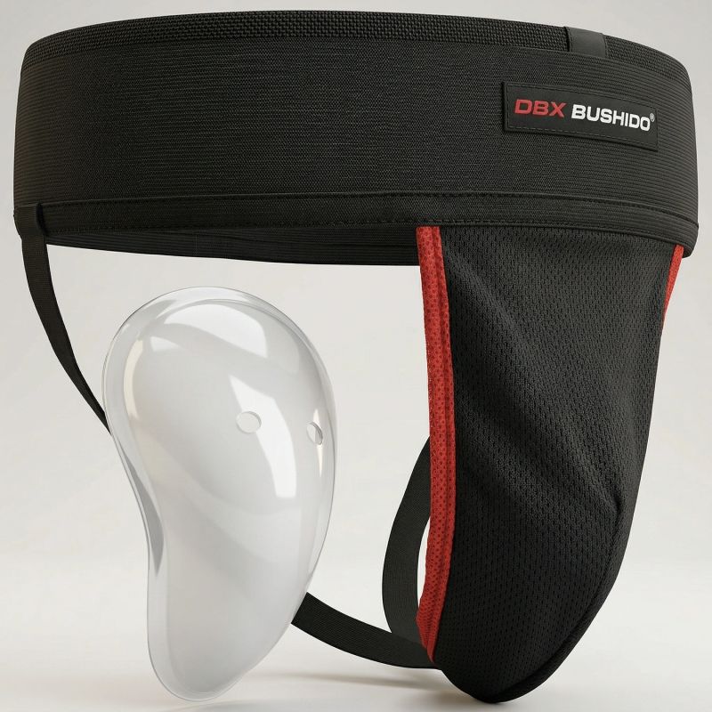 DBX Bushido Men's Suspensor Groin Protector - Black -M fekete védőfelszerelés