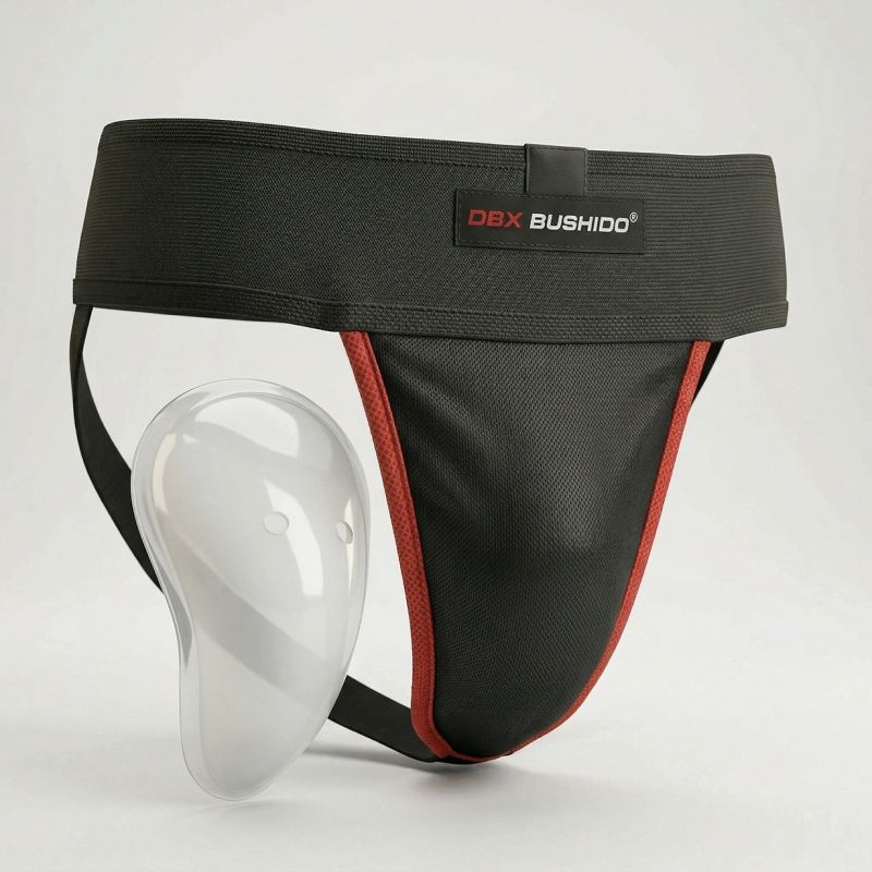 DBX Bushido Men's Suspensor Groin Protector - Black -M fekete védőfelszerelés