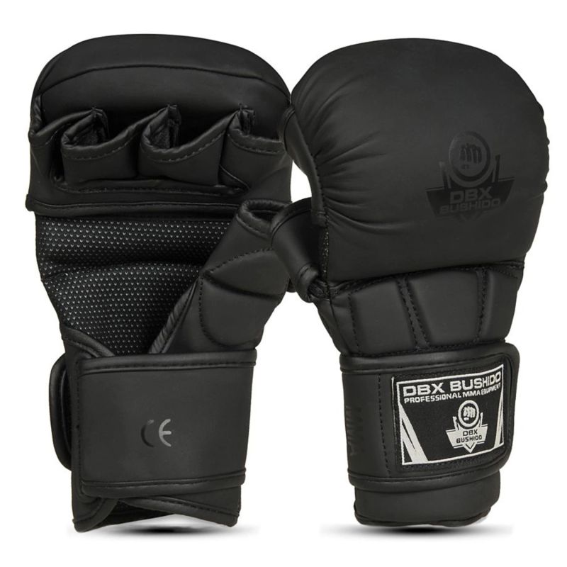 MMA Sparring Gloves for Kids XS - Black Master - Valor Series | DBX Bushido
