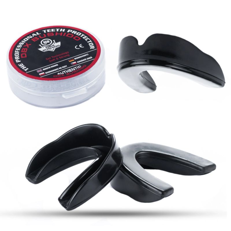 DBX Bushido Mouthguard + box - black | Standard fekete Fogvédő