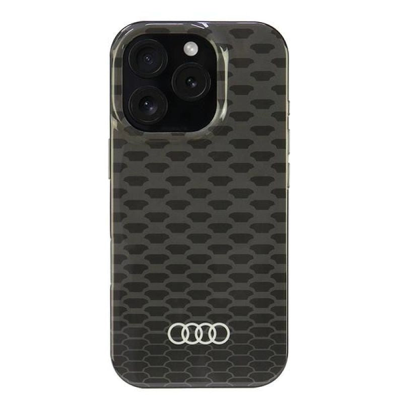 DC Audi IML Stitching Pattern MagSafe iPhone 16 Pro 6.3" /black hardcase AU- /D3-BK fekete táska