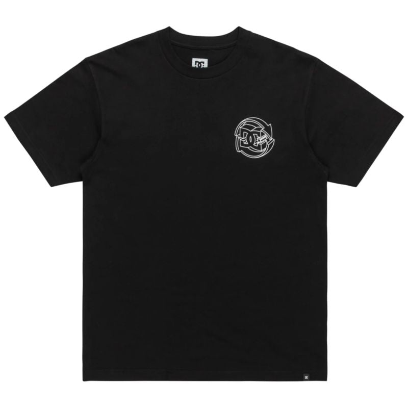Dc Dimensional SS Tee Black férfi ADYZT05452-KVJ0