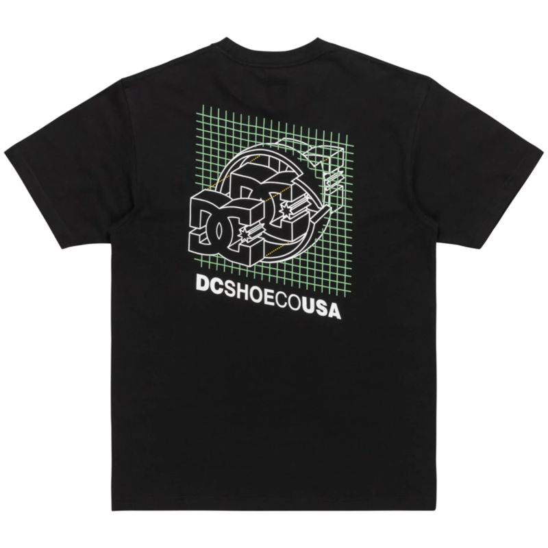 Dc Dimensional SS Tee Black férfi ADYZT05452-KVJ0