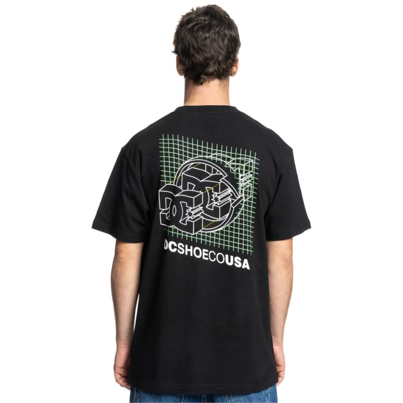 Dc Dimensional SS Tee Black férfi ADYZT05452-KVJ0