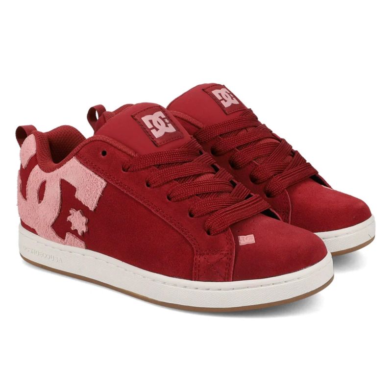 DC SHOES Court Graffik SD Dark Red piros férfi utcai cipő DC02222601