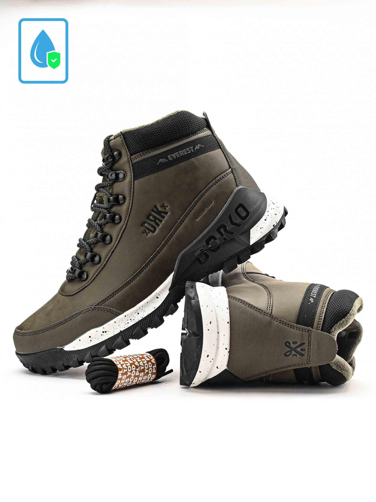 Dorko Everest Waterproof khaki férfi utcai cipő