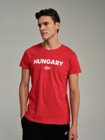 Dorko Hungary Squad piros férfi póló