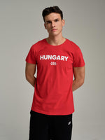 Dorko Hungary Squad piros férfi póló