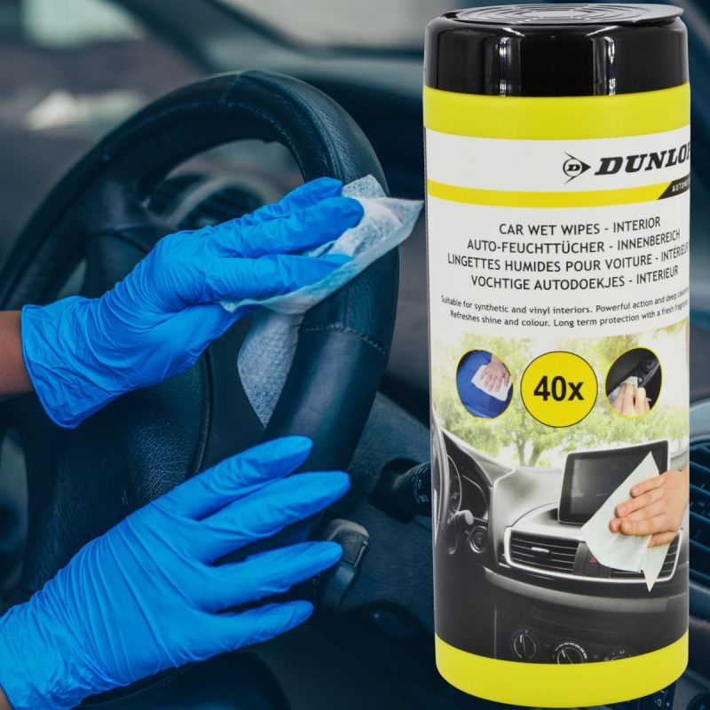Dunlop Wet Cockpit Cleaning Wipes 40 Pcs törölköző