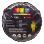 Elbrus Karakol Primaloft sleeping bag sárga hálózsák