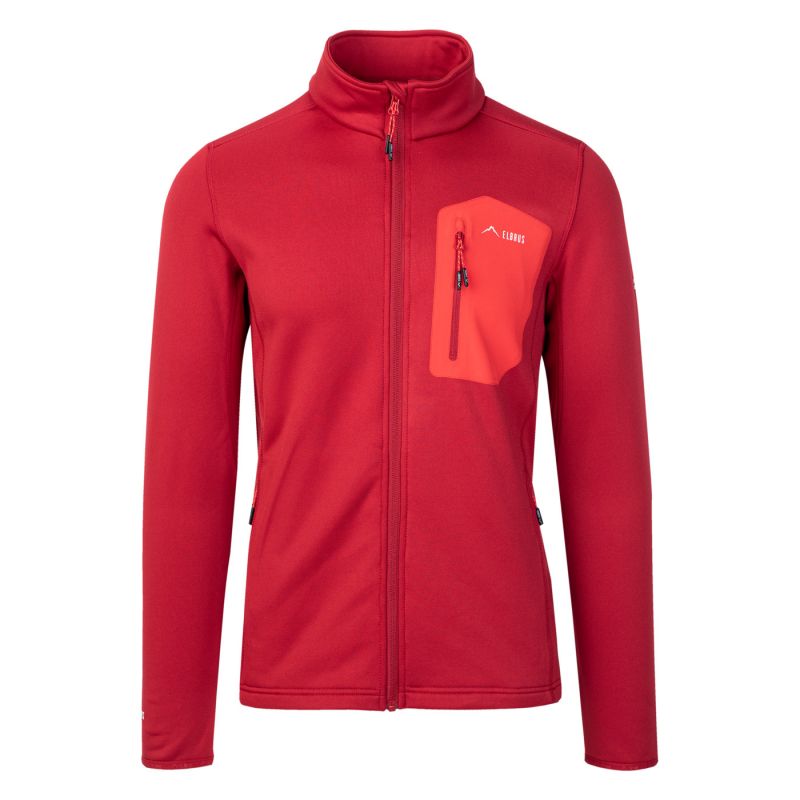 Elbrus Nomi Polaretec sweatshirt piros férfi pulóver