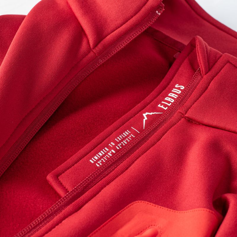 Elbrus Nomi Polaretec sweatshirt piros férfi pulóver