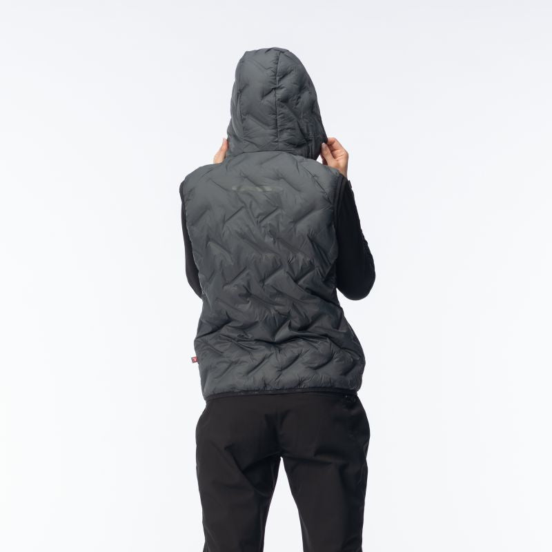 Elbrus Quilted Vest Huel Vest Primaloft W szürke női mellény