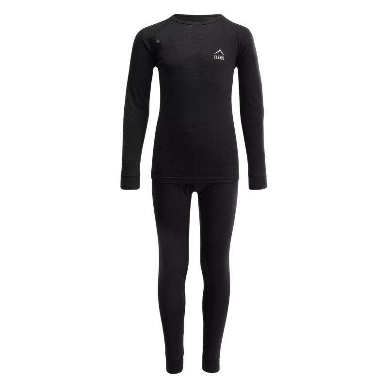 Elbrus Thermal underwear Melor Merino Set Tb Jr gyerek fekete termoaktív